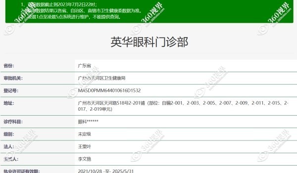 广州英华眼科门诊部360tulou.com