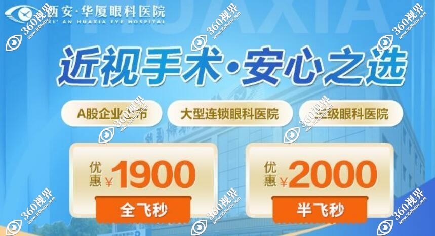 西安华厦眼科医院参军做近视眼手术有补贴优惠-360视界