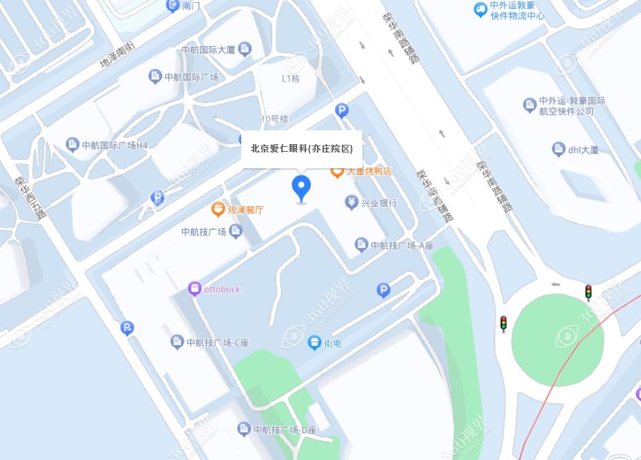 北京爱仁眼科地图上位置