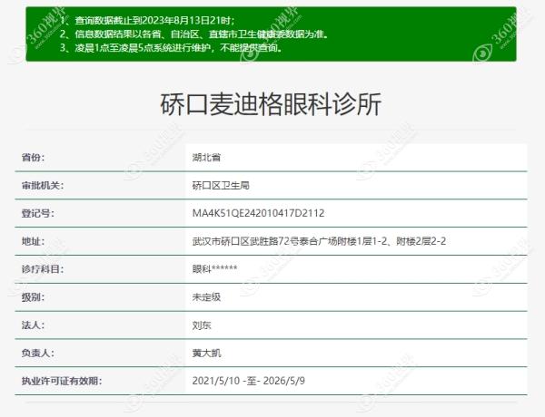 武汉硚口麦迪格眼科诊所