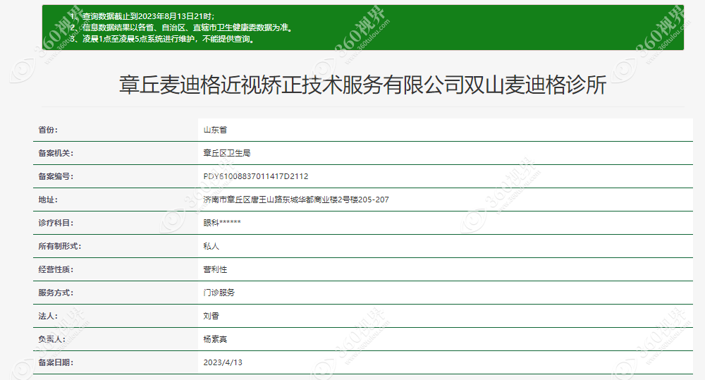章丘麦迪格眼科诊所