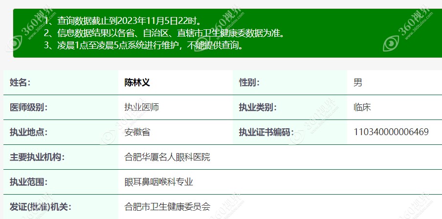 合肥名人眼科医院陈林义预约挂号