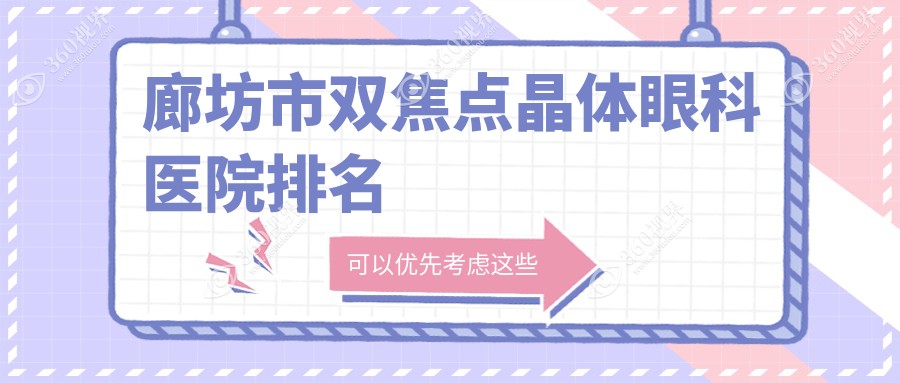 廊坊市双焦点晶体哪家医院较好？人气排行前1，爱尔等声誉