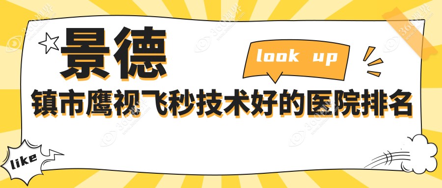 揭晓！景德镇市鹰视飞秒技术好的医院排名|前1名全面解析,