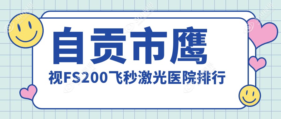 自贡市鹰视FS200飞秒激光医院排行价格表总览！公办、私立