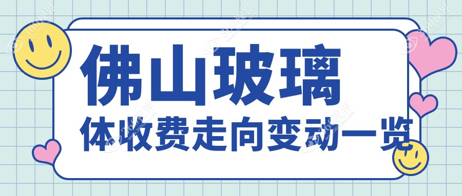佛山玻璃体收费走向变动一览