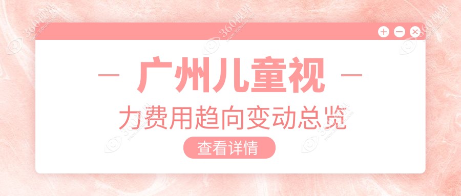 广州儿童视力费用趋向变动总览