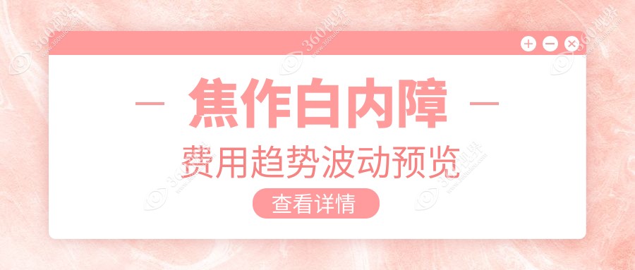 焦作白内障费用趋势波动预览