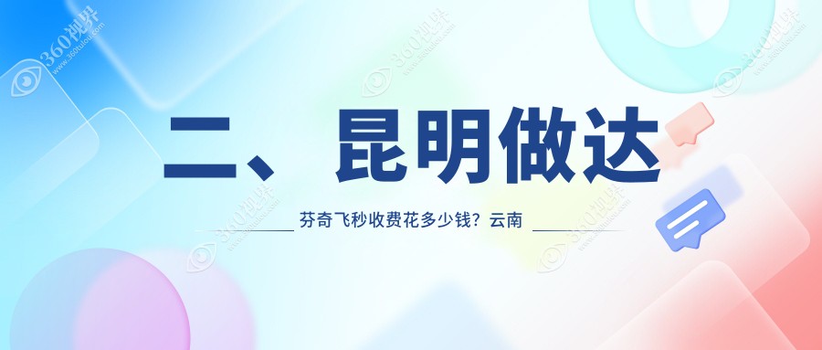 二、昆明做达芬奇飞秒收费花多少钱？云南昆明康特森眼科医院11368/昆明普瑞眼科医院11350/昆明华厦眼科10658