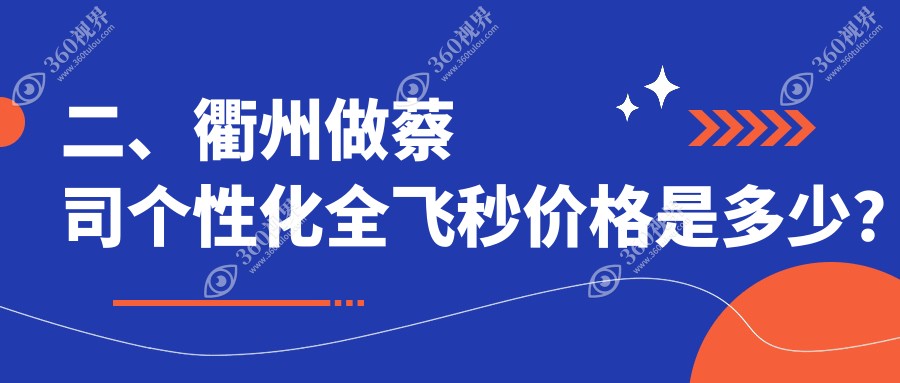 二、衢州做蔡司个性化全飞秒价格是多少？爱尔眼科17668|康利16190|16658