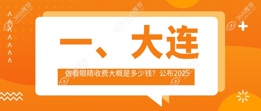 大连市看眼睛价目单明细受欢迎2025(近半年均价为:5958元)