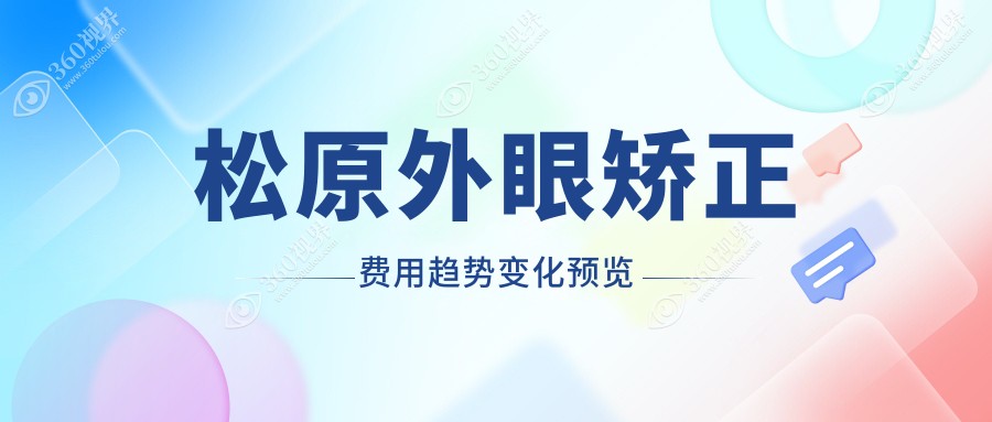 松原外眼矫正费用趋势变化预览