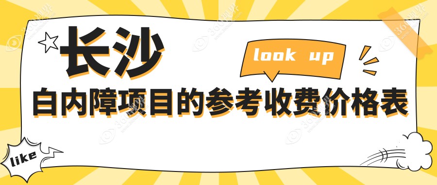 湖南目宁眼科集团揭秘：长沙白内障手术价格表全面解析