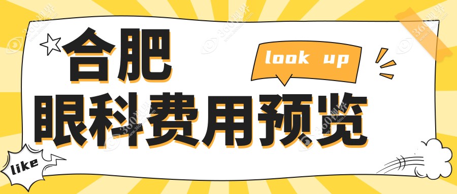 合肥眼科手术价格大公开！详细费用解读，仅需5000元起