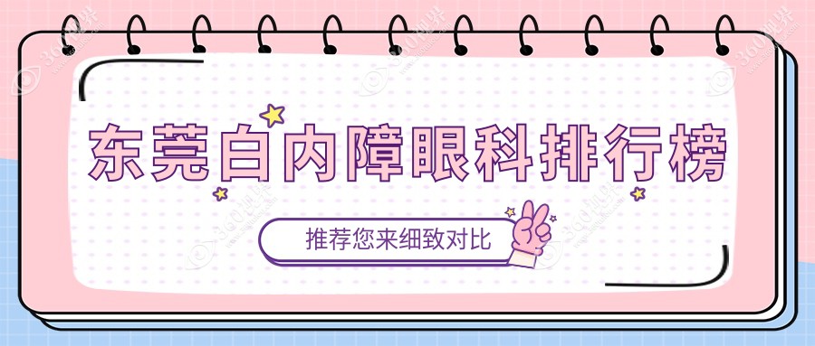 东莞白内障眼科排行榜