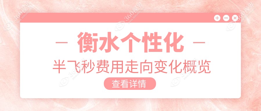 衡水个性化半飞秒费用走向变化概览