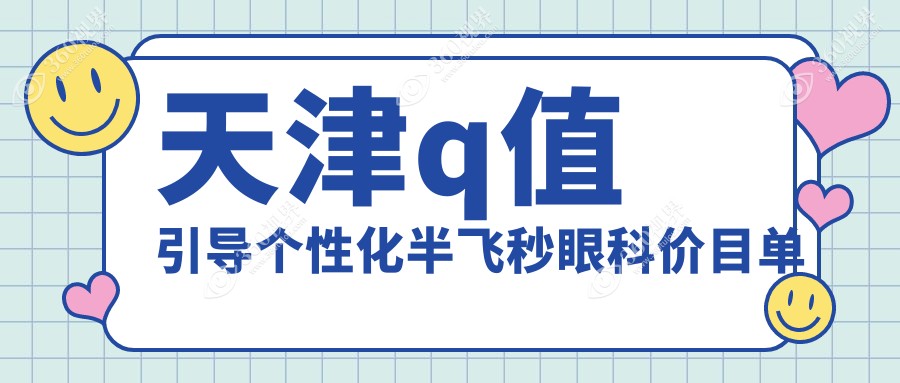 天津q值引导个性化半飞秒眼科价目单