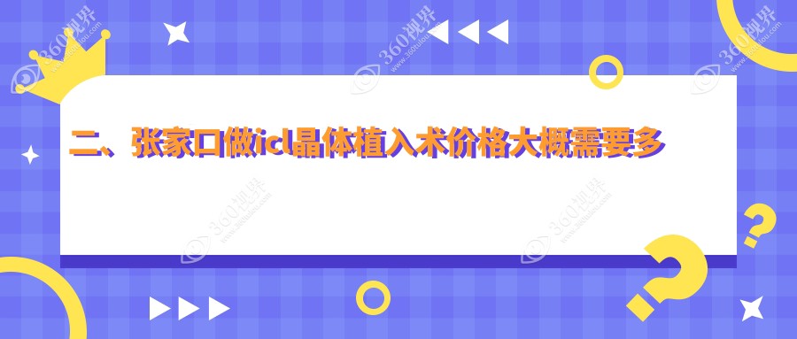 二、张家口做icl晶体植入术价格大概需要多少钱？朝聚眼科39599|37359|26489