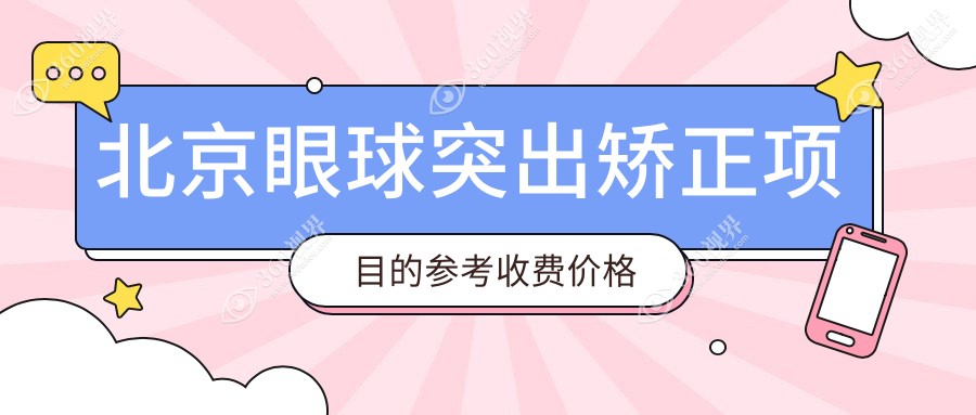 北京皓童明睿眼科揭秘：眼球突出矫正价格表一览，费用透明不踩坑！