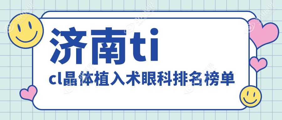 济南哪家眼科医院TICL晶体植入术做得好？附详细价格表参考