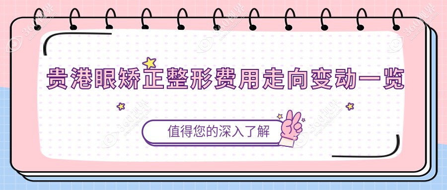 贵港眼矫正整形费用走向变动一览