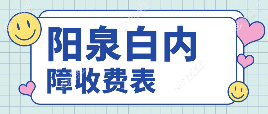 阳泉白内障手术费用全解析，价目表及医院地址一览帮您省钱省心