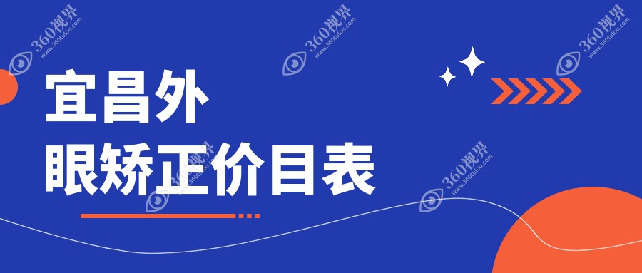 宜昌外眼矫正费用全解析，华厦眼科与眼科医院价格表对比