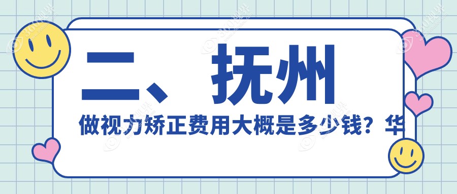 二、抚州做视力矫正费用大概是多少钱？华厦光明10490、9759、10598