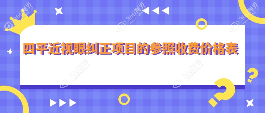 四平近视矫正价格全解析，探访四平爱尔眼科医院费用明细