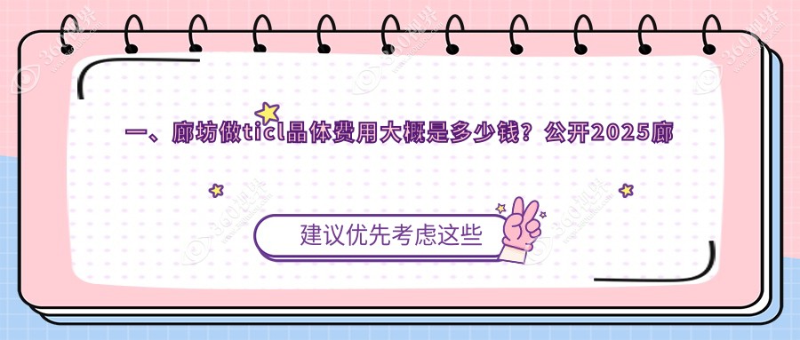 廊坊TICL晶体植入手术费用揭秘：PRL晶体30000元，ICL更需高达33000元起