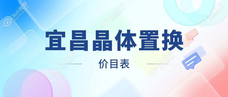 宜昌晶体置换手术费用详解：全飞秒技术价格标准大公开