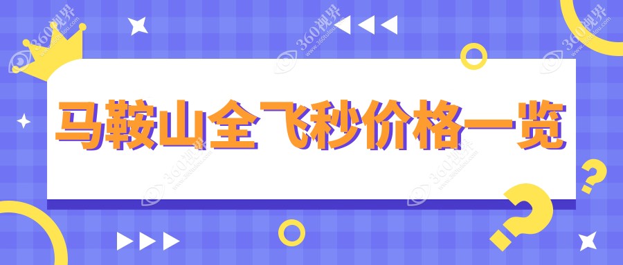 安徽马鞍山爱尔眼科医院全飞秒手术费用详情与价格指南