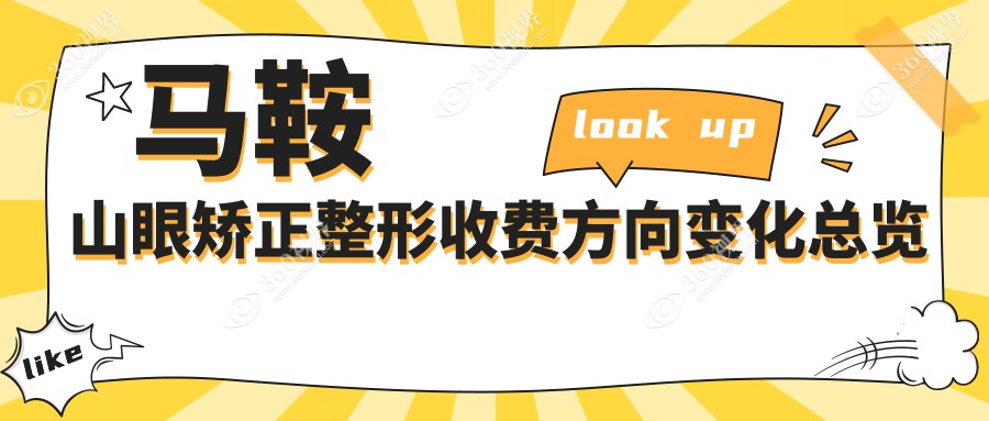 马鞍山眼矫正整形收费方向变化总览