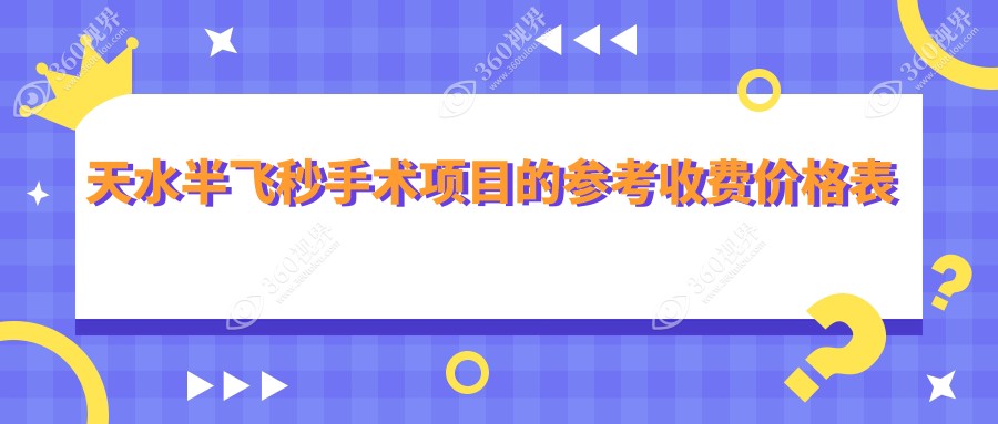 天水半飞秒手术价格一览：蔡司睛亮C+18800，全光塑15800，阿玛仕750rs仅10800元