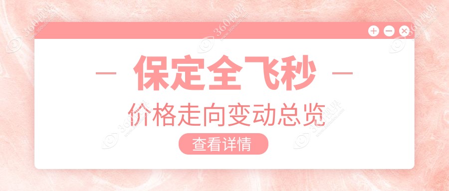 保定全飞秒价格走向变动总览