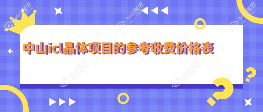 中山ICL晶体植入价格表大揭秘，全面解读费用详情及医院详细地址