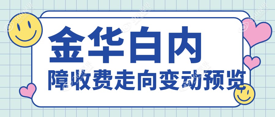 金华白内障收费走向变动预览
