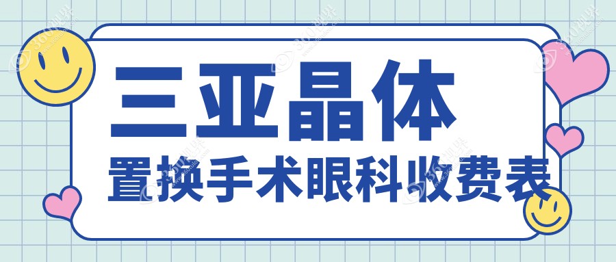三亚晶体置换手术眼科收费表