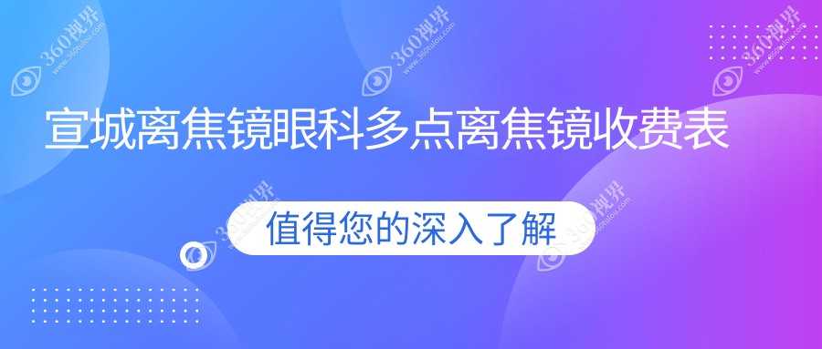 宣城离焦镜眼科多点离焦镜收费表