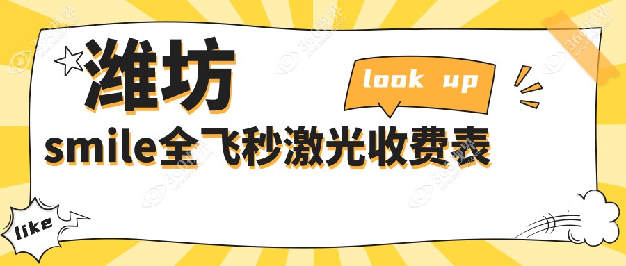 潍坊德国蔡司个性化定制smile全飞秒激光价格表公布 近视矫正新选择