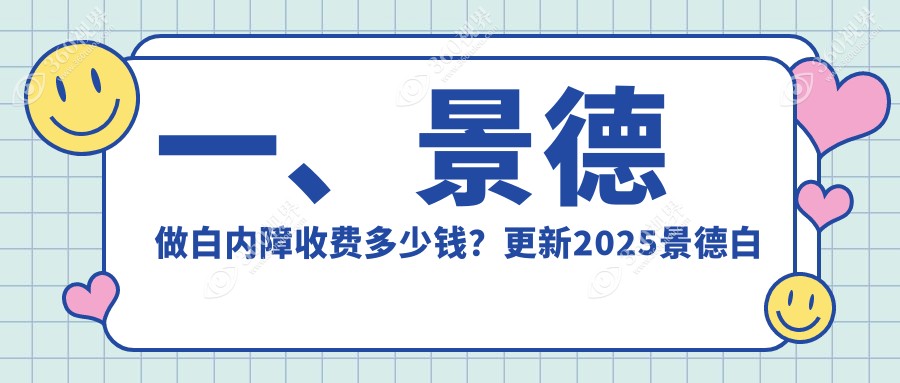 景德镇白内障手术费用标准详解，附价格表及医院地址指南