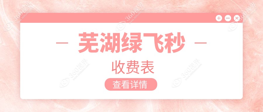 芜湖绿飞秒近视手术费用揭秘：德国蔡司个性化半飞秒15800元，精雕飞秒仅需13800元起