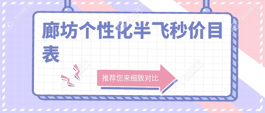 廊坊个性化半飞秒手术费用揭晓，德国阿玛仕750rs激光技术价格全攻略