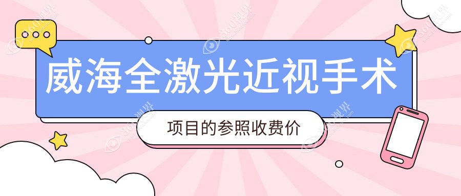 威海全激光近视手术费用详解，含晶体植入价格28000元起