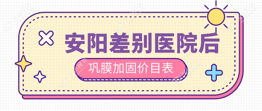 安阳差别医院后巩膜加固价目表