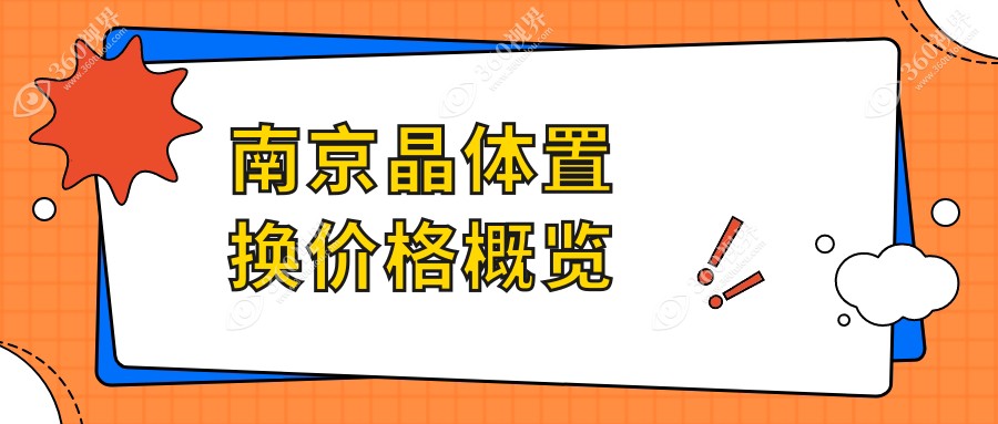 南京全飞秒准分子激光对比，探索晶体植入置换费用详情