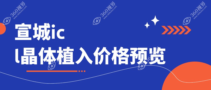 宣城ICL晶体植入价格表全面解析，眼科手术费用直击：ICL晶体仅需33000元起