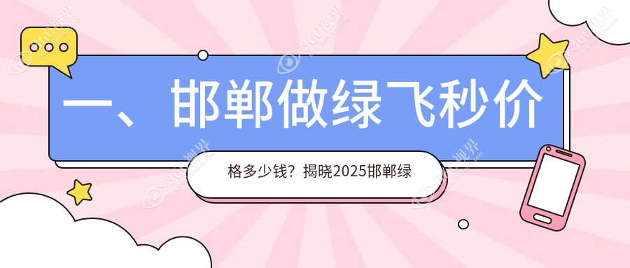 邯郸绿飞秒近视矫正费用揭秘：3D飞秒技术收费标准大起底