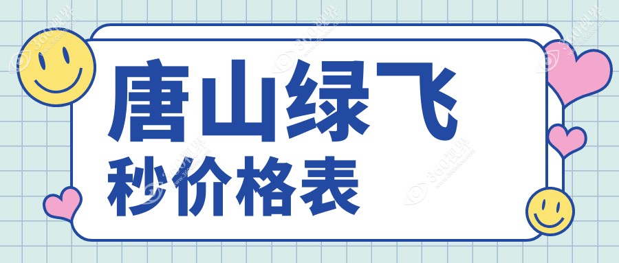 唐山绿飞秒近视手术价格表详解及医院地址指南