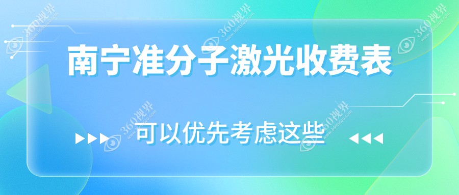广西南宁爱尔眼科医院准分子激光手术费用详解及收费标准指南